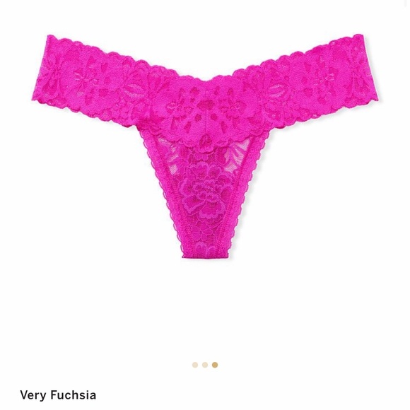 SET OF 3 New Victoria’s Secret The Lacie Thong Panties Set - Picture 1 of 7